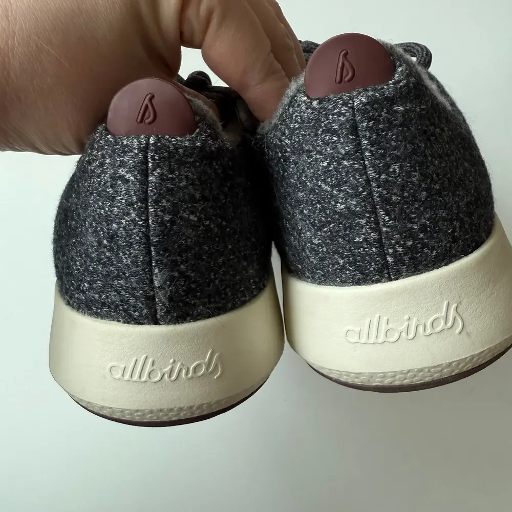 Allbirds • Mizzles Fuji Charcoal Gray Wool Runner Sneakers